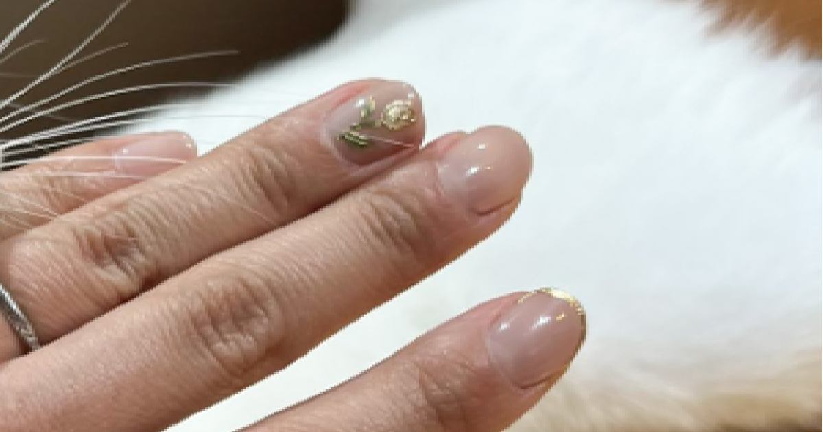 『ネイルを変えました』報告をしようと撮影していたら、猫が…思わず爆笑の"瞬間"が153万表示「いてぇなｗｗ」「がっつりいかれてるｗ」