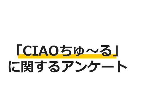 【アンケート実施中！】猫と暮らす方へのCIAOちゅ～るに関する調査