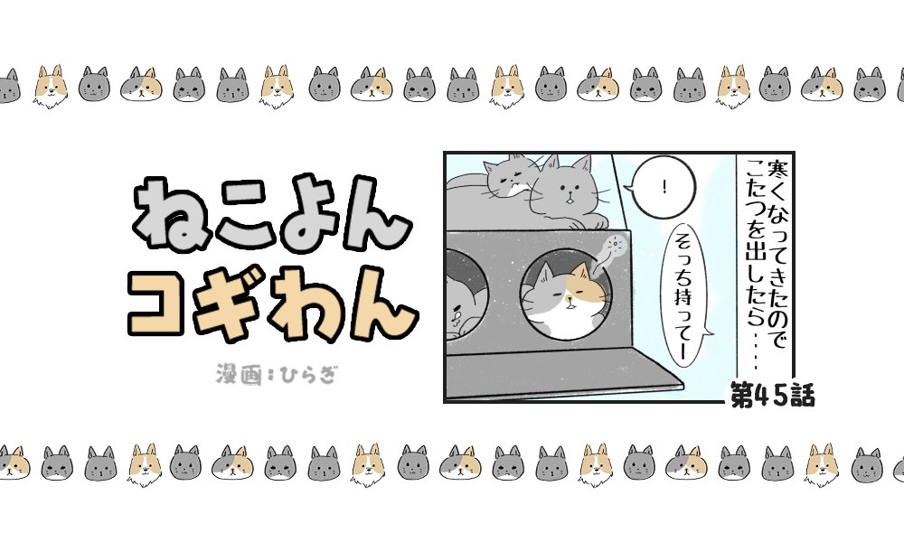 ねこよんコギわん【第45話】「ねこホイホイ」