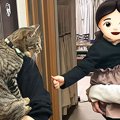 『猫アレルギーのお姉ちゃん』に抱っこしてもらいたい…甘え上手な猫の…