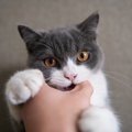 猫が『噛みついてくるとき』の心理4選！パターン別の対処法とは？