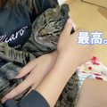 お姉ちゃん派のオス猫ちゃん！抱っこでご満悦