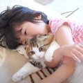 『激しすぎ！』子供と猫の本気のじゃれあいにハラハラ！「良い友達だ…