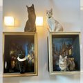 「絵なの？猫？」トリックアート美術館のような「絵になりすぎる猫」