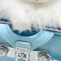 ランドセルの上に乗った猫→『表情』を見てみたら…絶対に行かせてくれ…