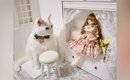 ドール用の『小さな椅子』に猫が座ろうとした結果…可愛すぎる光景に癒…