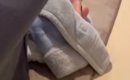 お風呂上がりに『寝落ちしていた息子』→そばには猫がいて…心温まる『…