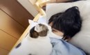 息子のことが大好きすぎる猫→『尋常ではない懐き方』に爆笑する人続出…