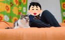 『ママ不在の日』に……パパには普段『塩対応な猫』が見せた→まさかの行…