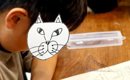 ７匹の猫が暮らす家→『勉強中の息子』の周りを見ると…集中力が凄すぎ…