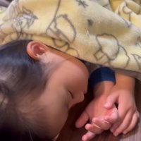 寝ている子ども