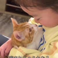 子猫を抱く女の子