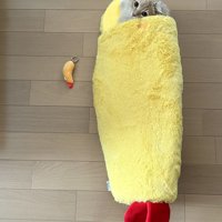 エビフライに入る猫