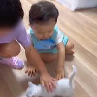 ふたりでなでなで