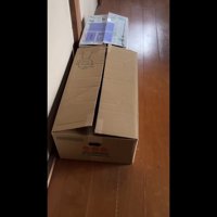 閉じた段ボール箱
