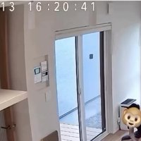 部屋で座る男性