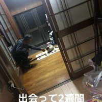 おじいちゃんと猫