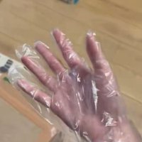 ビニール手袋