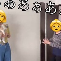 猫を抱っこする女性とおばあちゃん