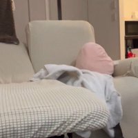 ソファーから落下