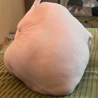ピンク色の丸い形の物体