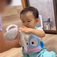 姪っ子ちゃんとゆめこちゃんと赤ちゃん