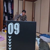 ジャンプトレーニングをする男の子