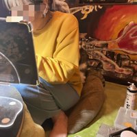 作業中の女性