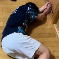 眠るパパさん