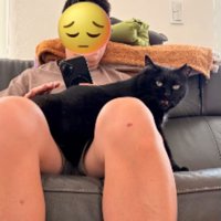 猫と男性