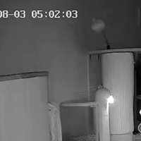 カメラの映像に映された時刻の数字