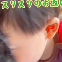 額を寄せ合っている子猫と赤ちゃん