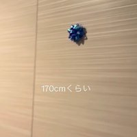 壁に貼られたリボン（170㎝)