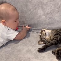 くつろぐふたり