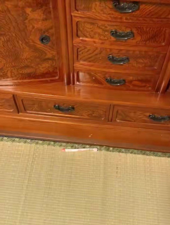 落ちた歯ブラシ