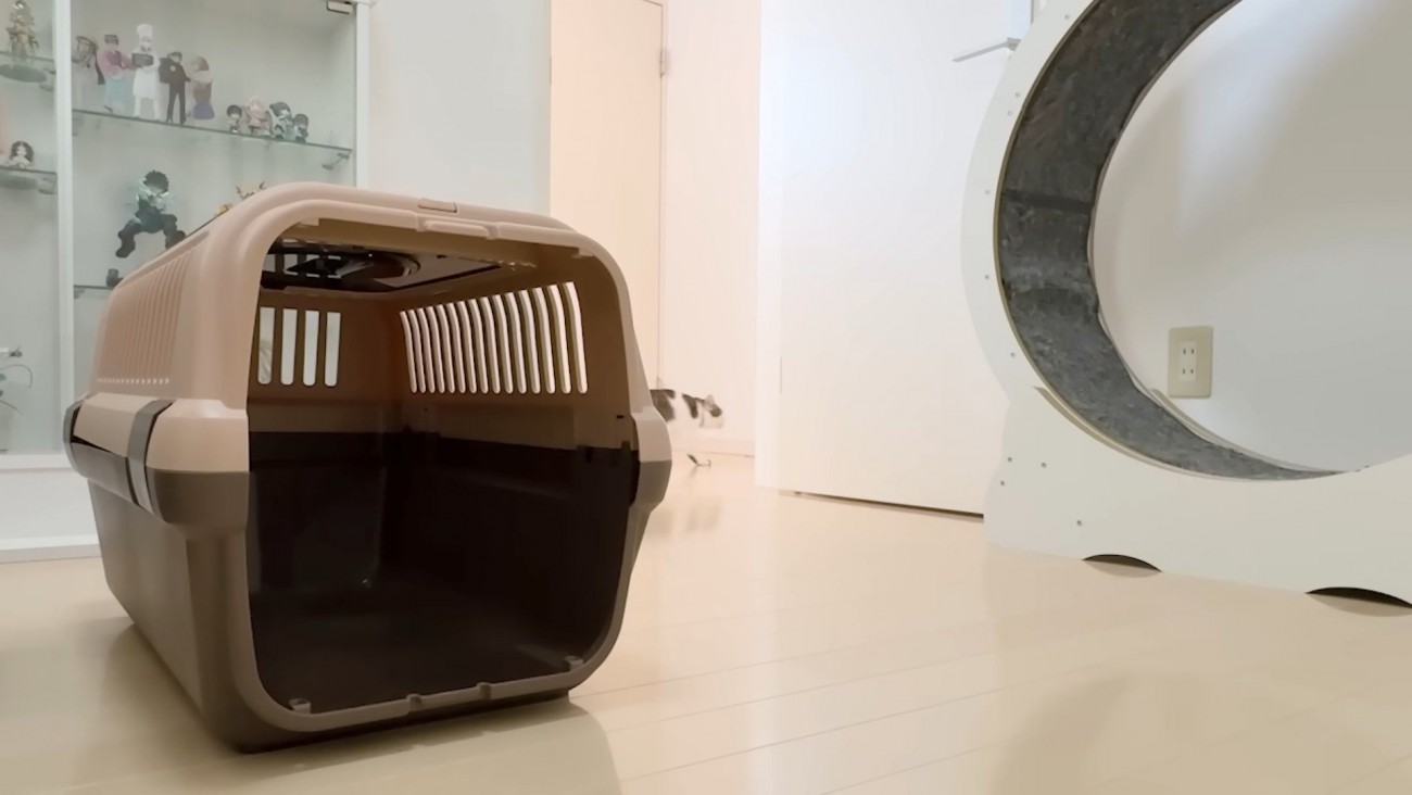 横切るささみくん