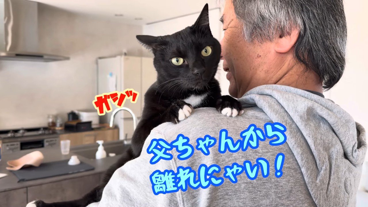 ガシッ