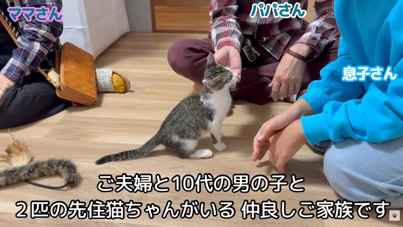 テロップ「ご夫妻と～」