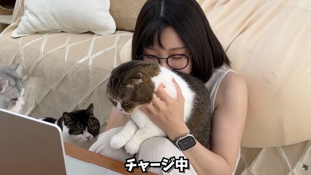 テロップ「チャージ中」
