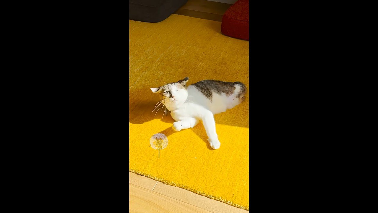 耳が横に