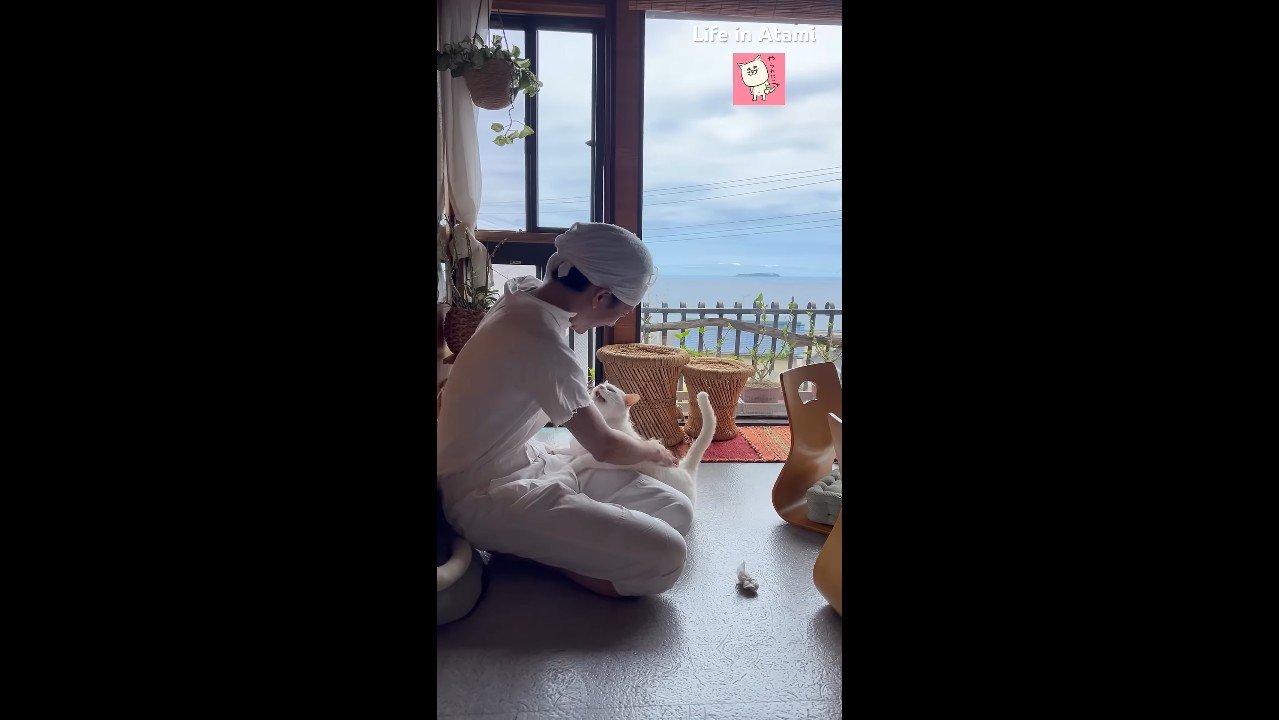 見つめ合うふたり