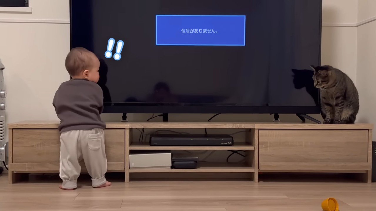 ！！(赤ちゃんが左)