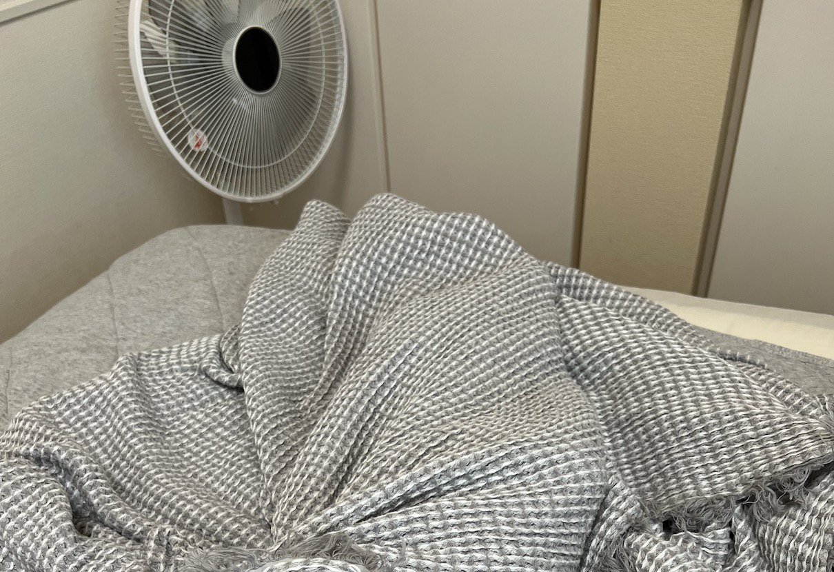 冷房が効いた涼しい部屋