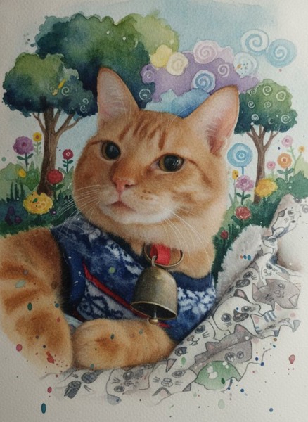 猫 茶トラ りんの写真