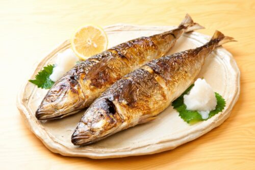 焼き魚アジ