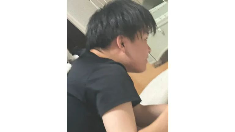男性と猫