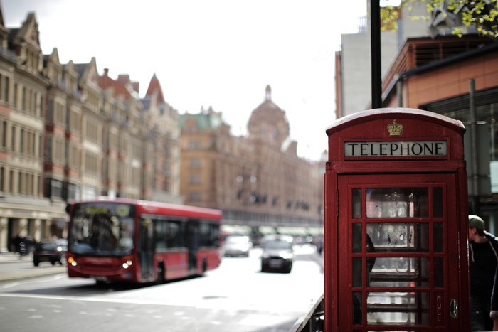 イギリスの街並みの写真