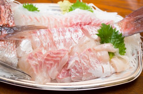鯛の刺身