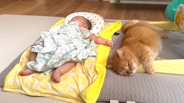 眠るふたり