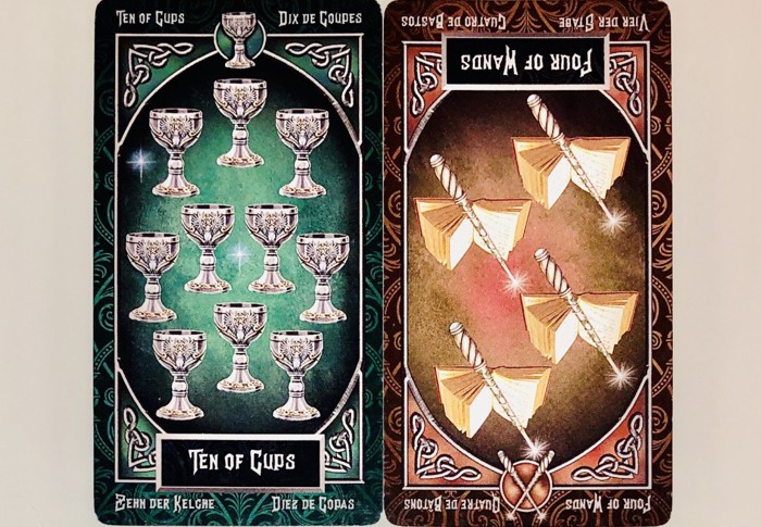 TENofCUPS/FOURofWANDS